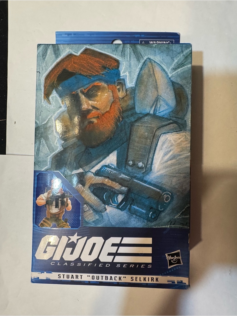 Hasbro GI Joe Classified Series Stuart "Outback" Selkirk - Blue, Brown
